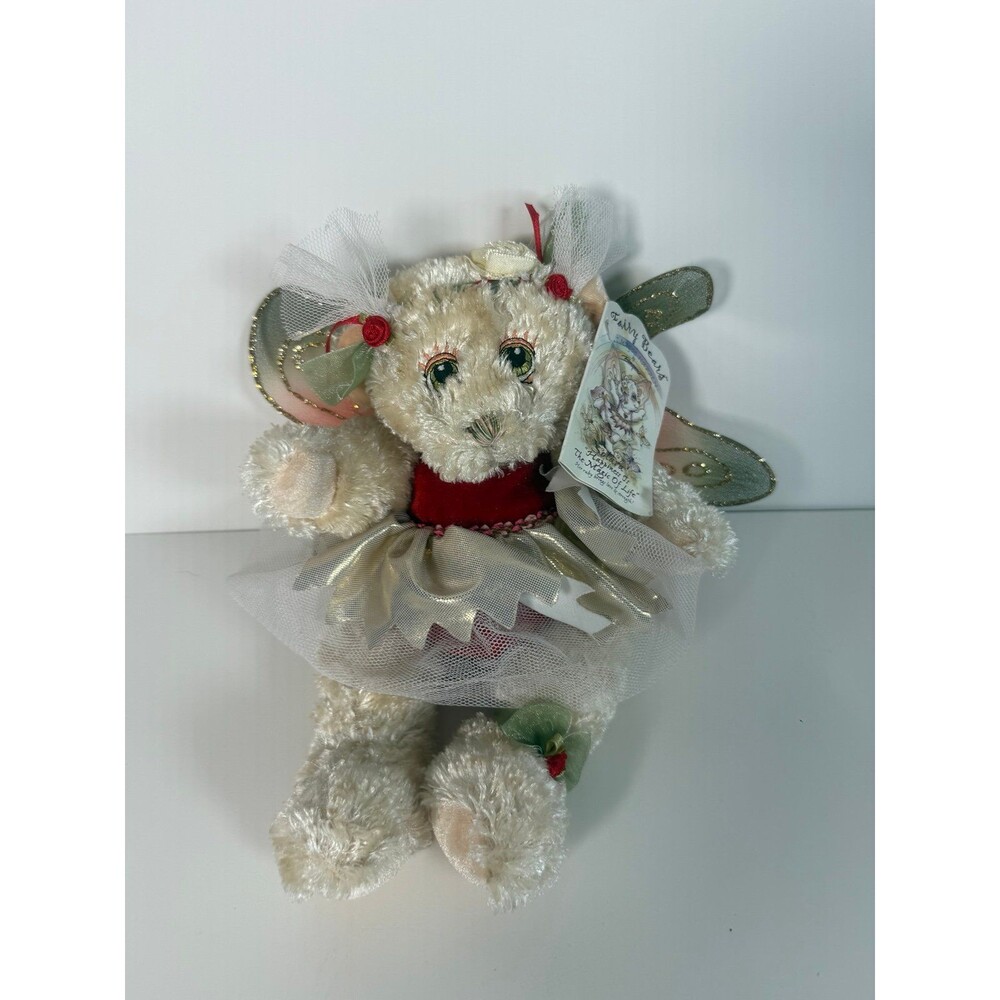 Solara Fiesta Fairy Bear “Ruby (July) – Happiness” New with Tag & Wings